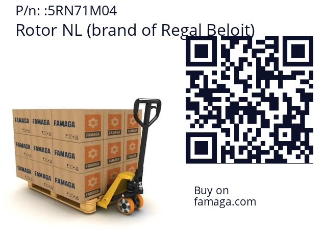   Rotor NL (brand of Regal Beloit) 5RN71M04