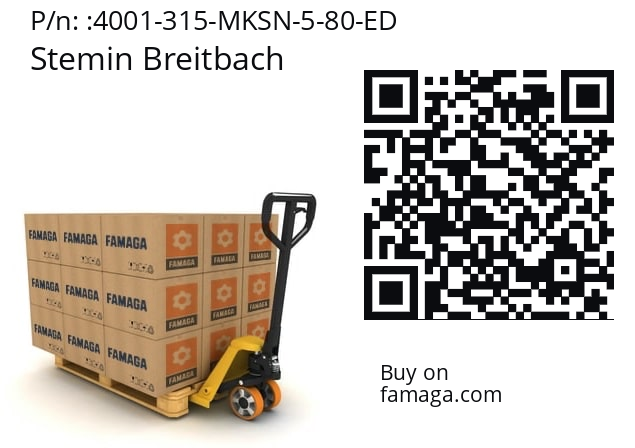   Stemin Breitbach 4001-315-MKSN-5-80-ED