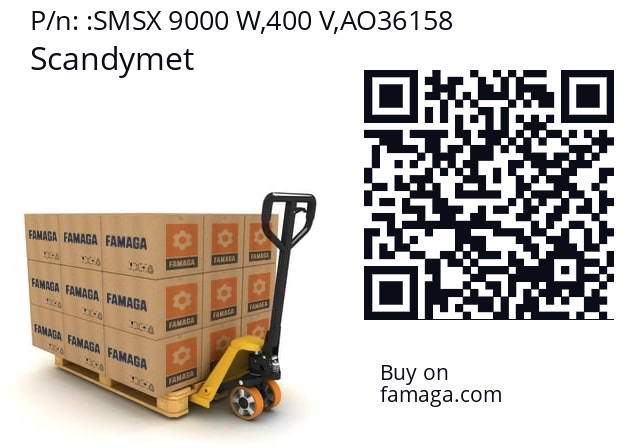   Scandymet SMSX 9000 W,400 V,AO36158