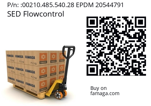   SED Flowcontrol 00210.485.540.28 EPDM 20544791