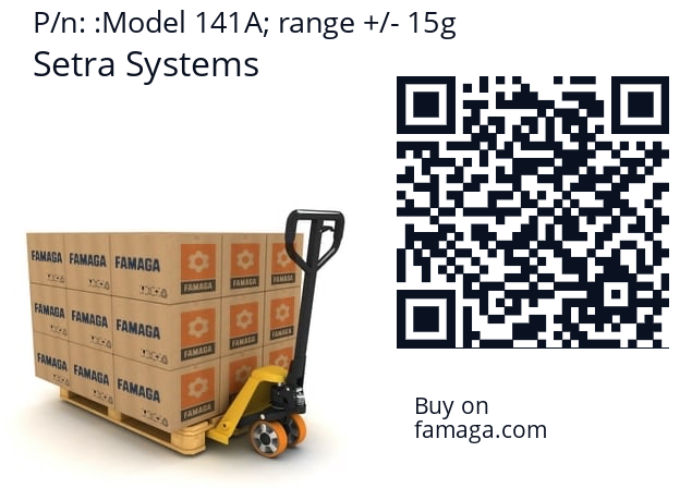  Setra Systems Model 141A; range +/- 15g