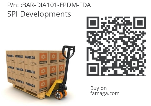   SPI Developments BAR-DIA101-EPDM-FDA