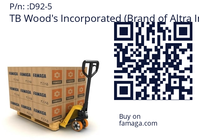   TB Wood's Incorporated (Brand of Altra Industrial Motion) D92-5