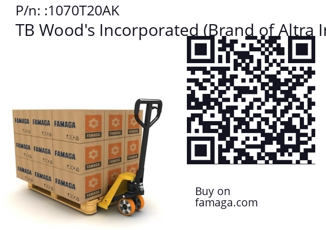  TB Wood's Incorporated (Brand of Altra Industrial Motion) 1070T20AK