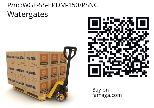   Watergates WGE-SS-EPDM-150/PSNC